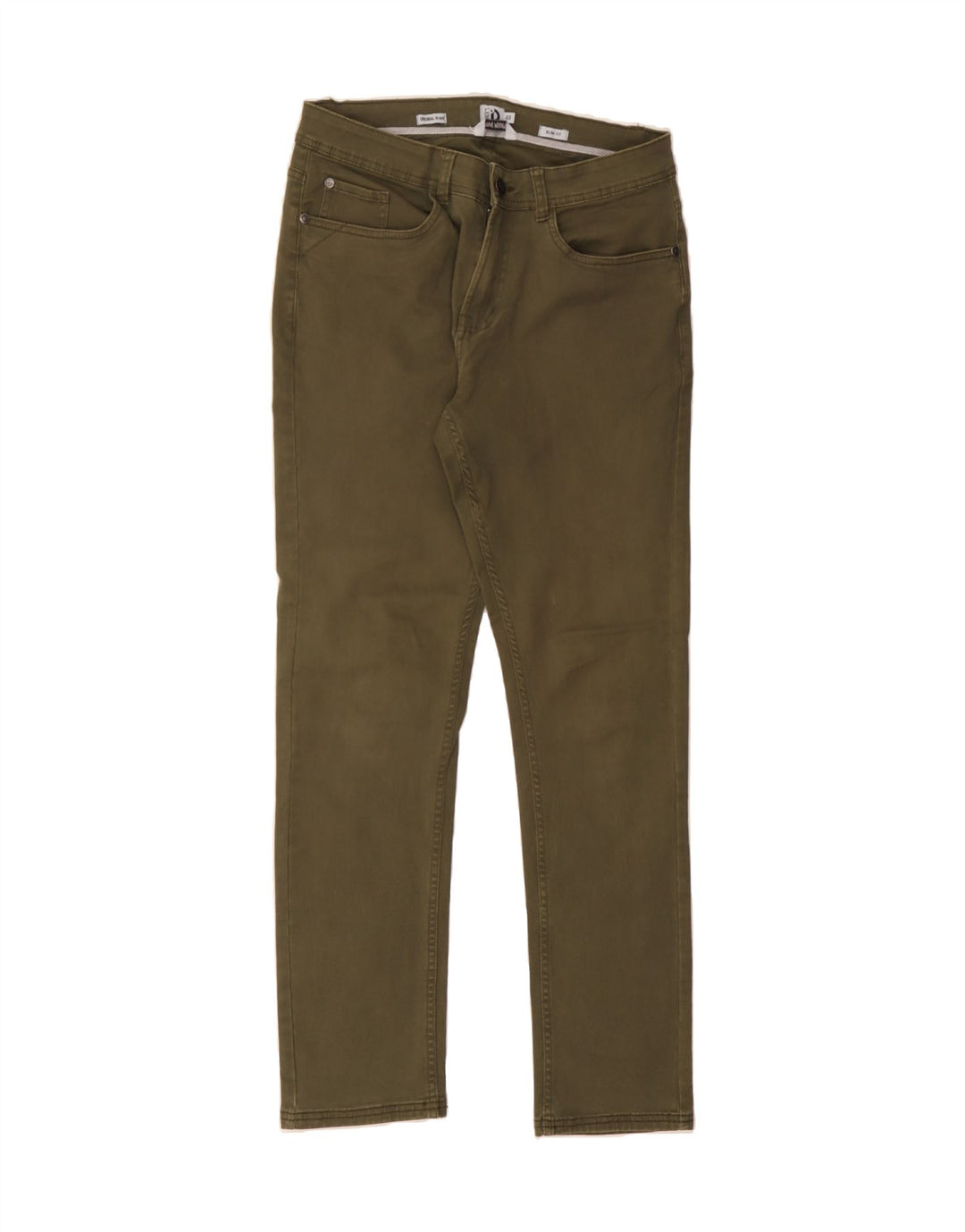 DACK'S Mens Slim Jeans IT 48 Medium W30 L32 Khaki Cotton Vintage Dack's and Second-Hand Dack's from Messina Hembry 