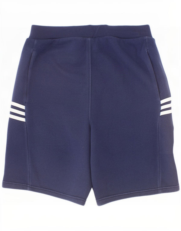 Adidas Boys Sport Shorts 13-14 Years Navy Blue Cotton