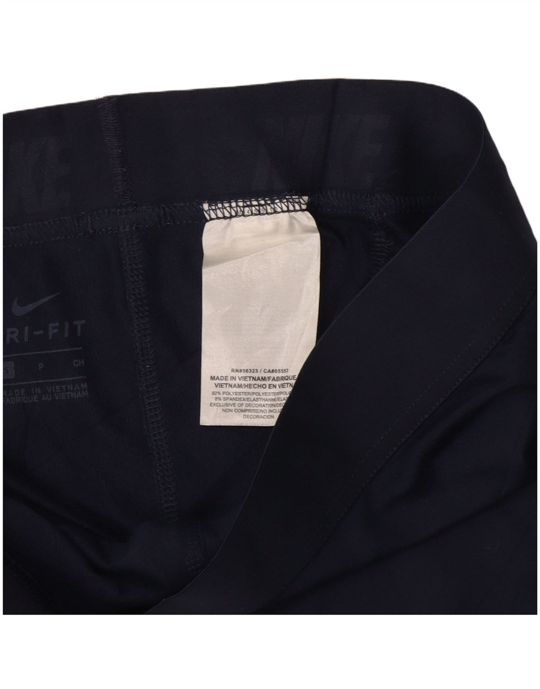 Pantaloncini sportivi NIKE da uomo Dri Fit piccoli in poliestere blu navy