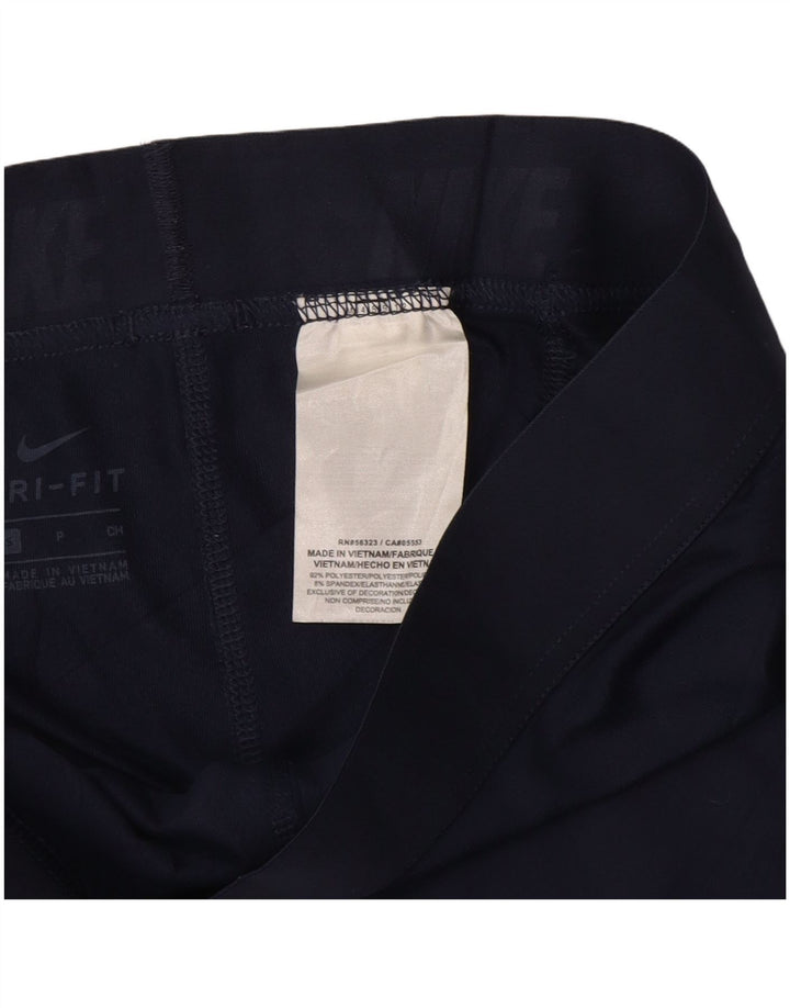 Pantaloncini sportivi NIKE da uomo Dri Fit piccoli in poliestere blu navy