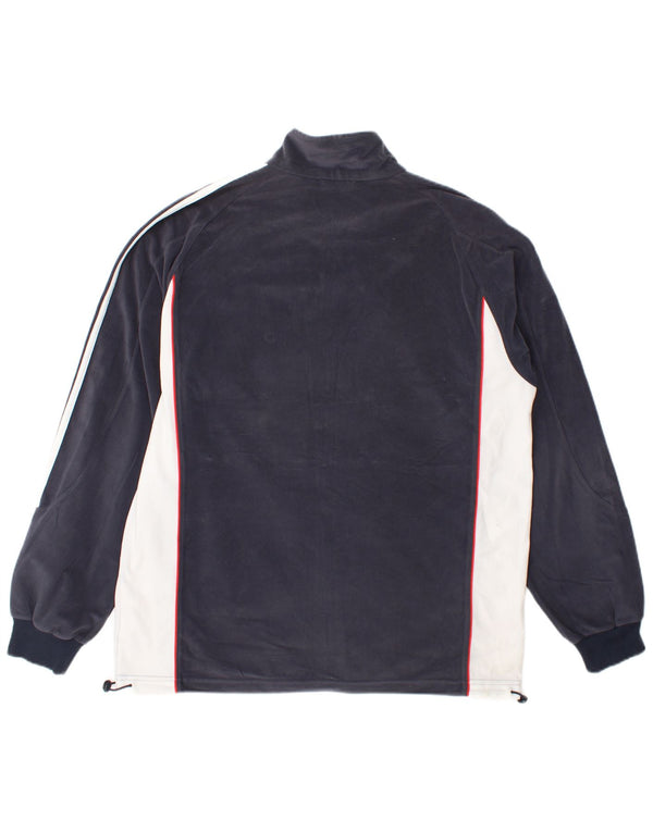 Giacca da tuta da uomo Adidas UK 40/42 Medium Blu Navy Colourblock