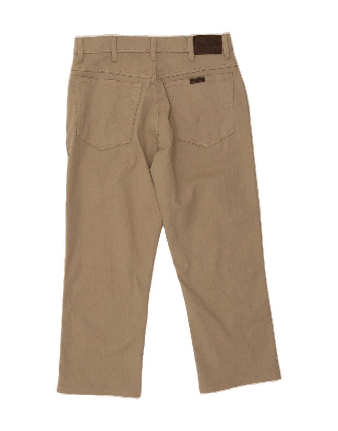WRANGLER Mens Regular Fit Straight Jeans W34 L25 Beige Cotton Vintage Wrangler and Second-Hand Wrangler from Messina Hembry 