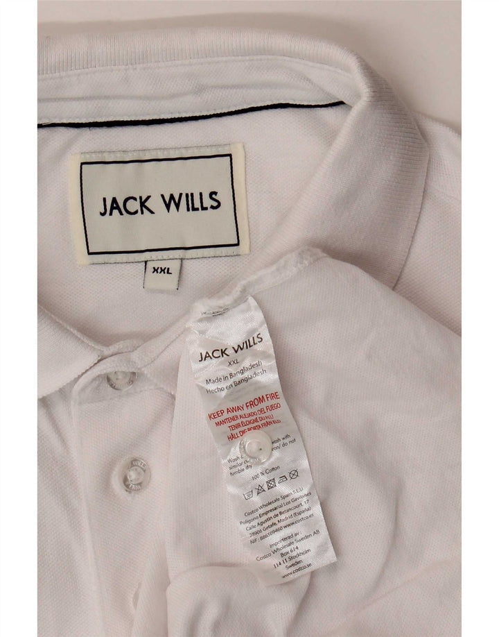 Polo da uomo Jack Wills 2XL cotone bianco
