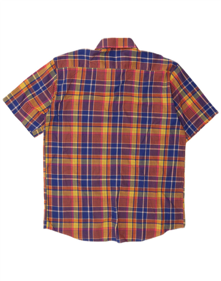Camicia Uomo Manica Corta Dino Erre Cotone Medio Check Multicolore
