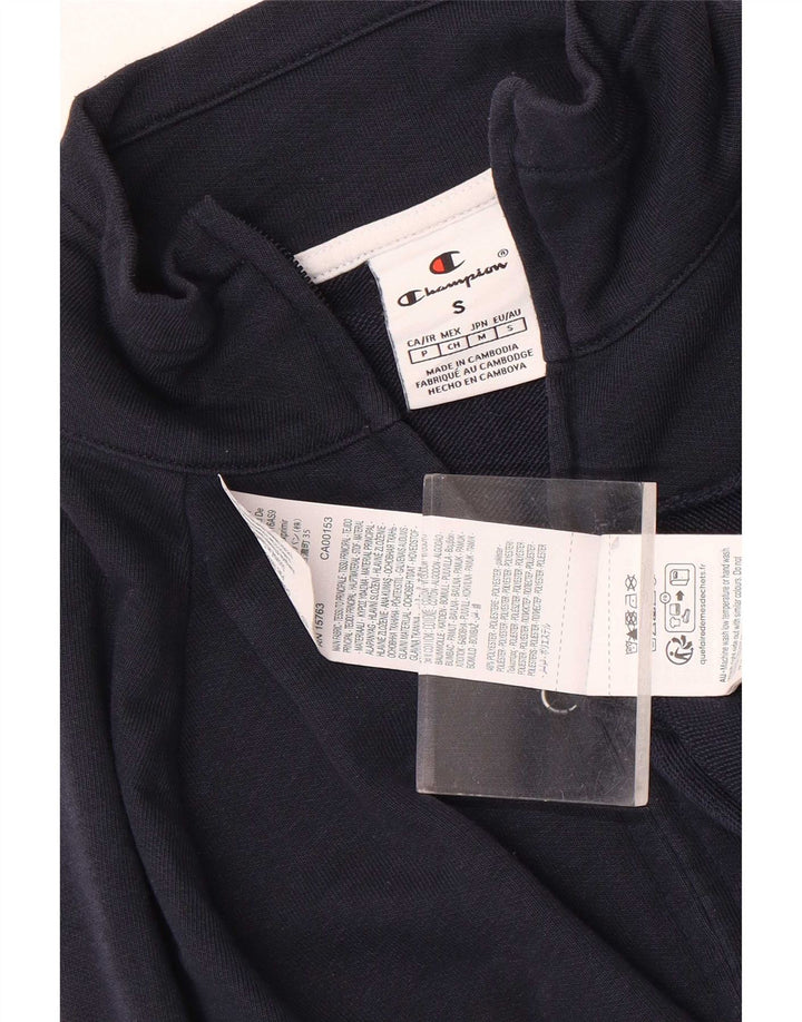 Giacca da ginnastica da donna Champion UK 10 piccola in cotone blu navy
