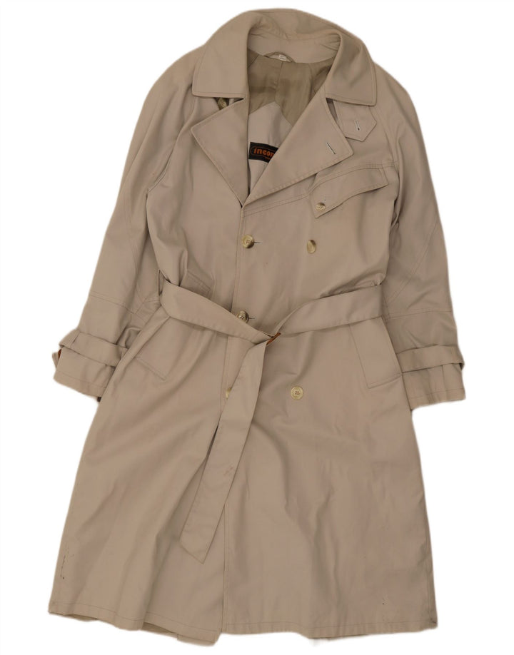 Trench Doppiopetto Uomo Incom IT 48 Grigio Medio