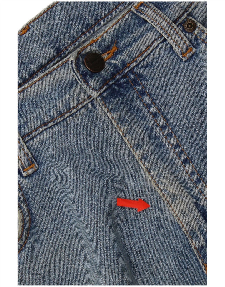 Jeans dritti elasticizzati Texas da uomo Wrangler W32 L29 cotone blu