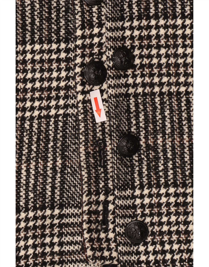 Soprabito da donna Zara UK 12 Acrilico pied de poule grigio medio