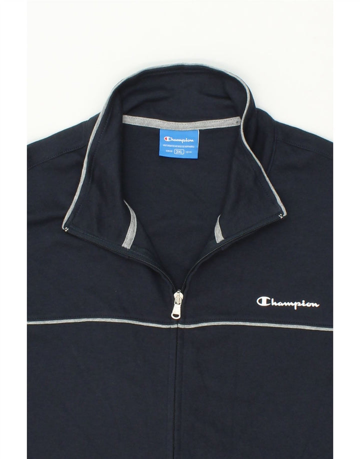 Giacca da tuta da uomo CHAMPION 3XL cotone blu navy