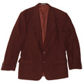 Giacca blazer a 2 bottoni lunga da uomo Facis IT 52 XL Lana vergine bordeaux