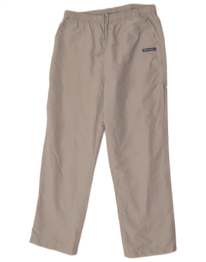 Pantaloni da tuta da uomo Champion Large in poliestere grigio