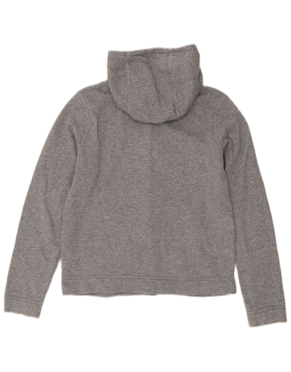 Felpa con cappuccio e zip per ragazze Nike 12-13 anni, grande in cotone grigio