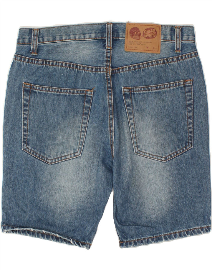 CHEAP MONDAY Mens Denim Shorts W29 Medium Blue Cotton Vintage Cheap Monday and Second-Hand Cheap Monday from Messina Hembry 
