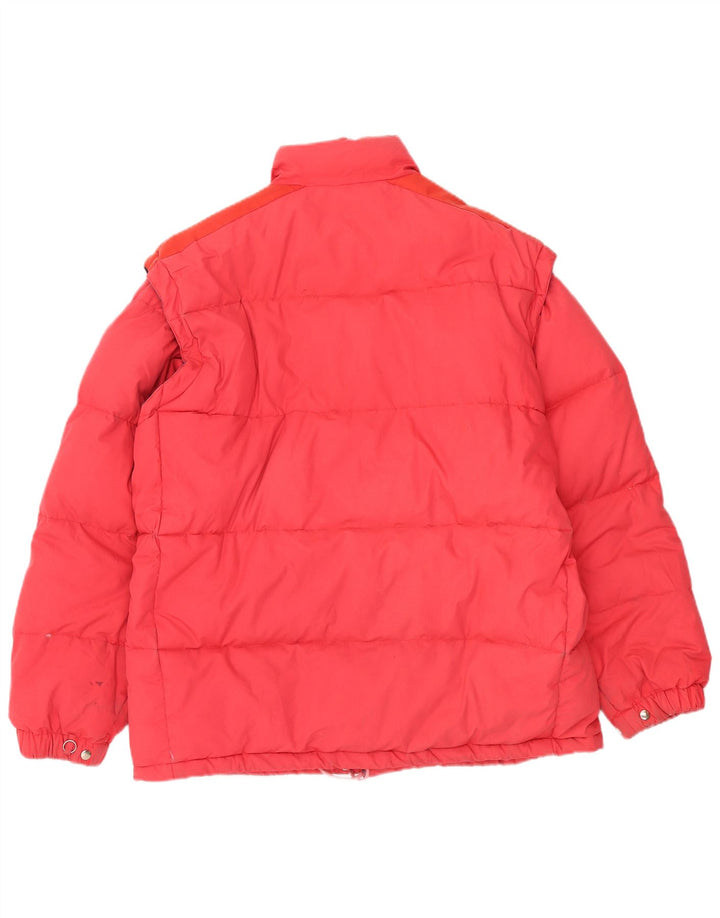 VINTAGE Mens Padded Jacket UK 38 Medium Pink