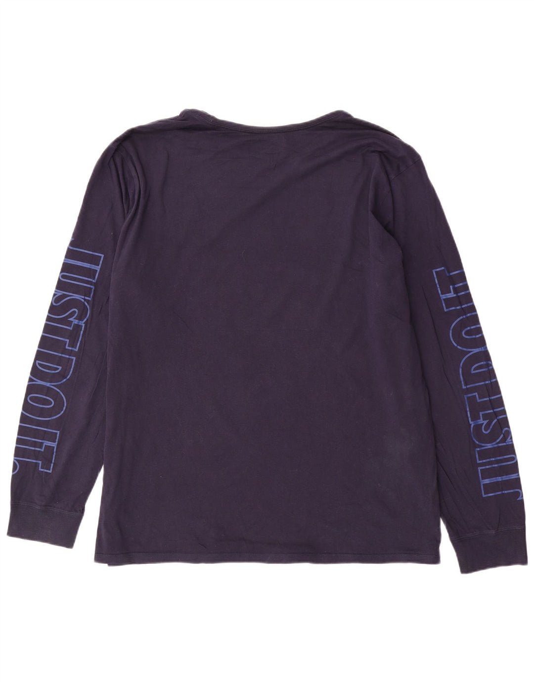 T-shirt grafica da uomo Nike manica lunga 2XL blu navy