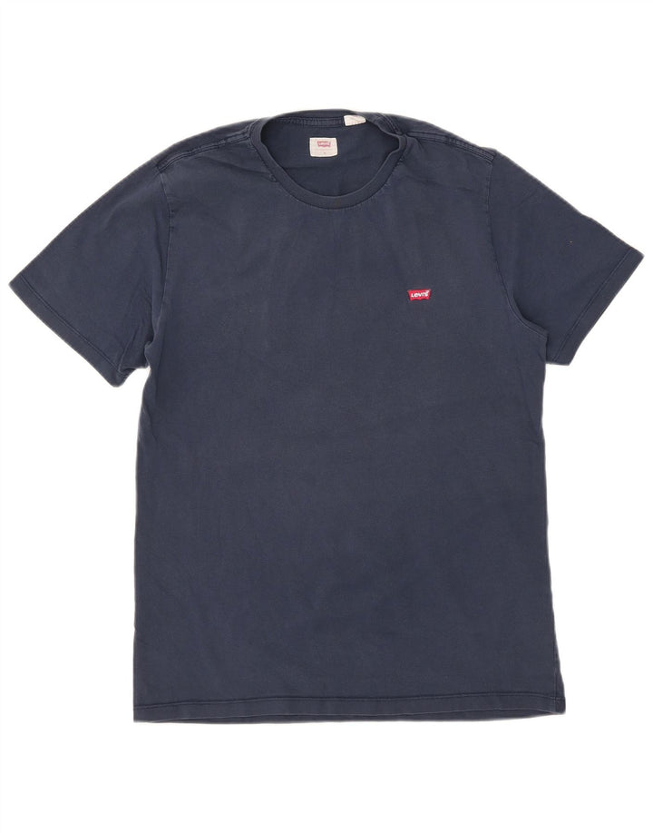 T-shirt da uomo Levi's Top in cotone blu navy medio