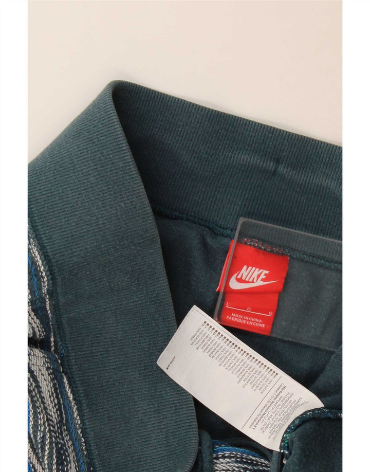 Pantaloncini sportivi Nike da uomo di grandi dimensioni in cotone a righe multicolori