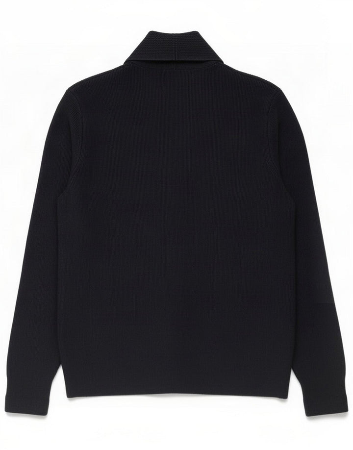 Maglione cardigan da uomo Marks & Spencer medio poliestere blu navy