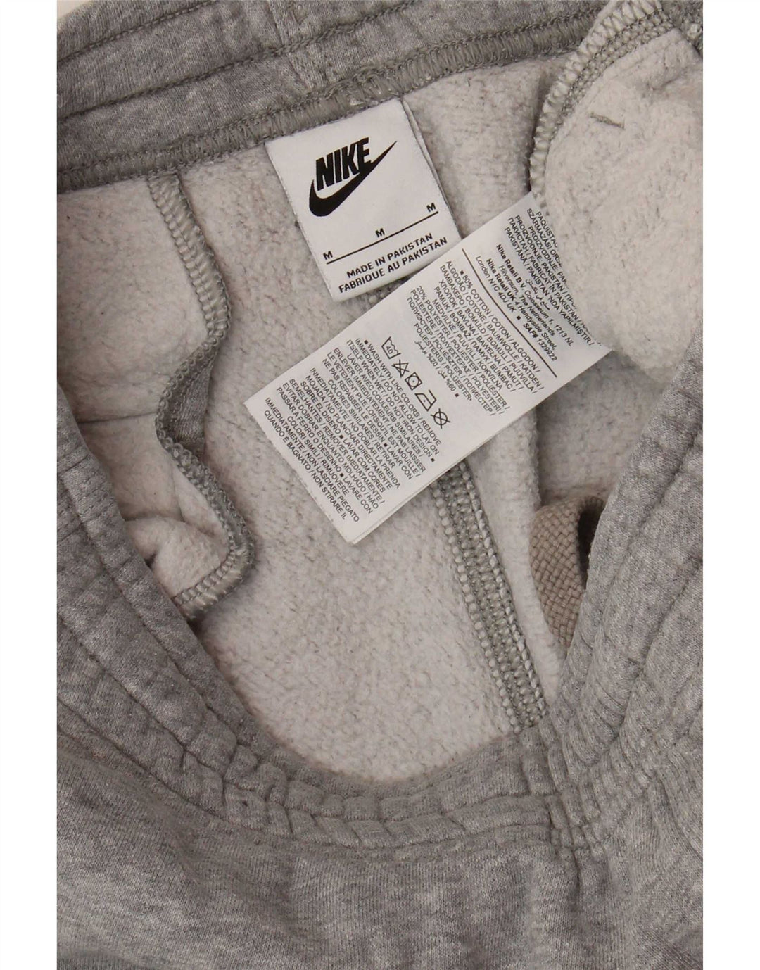 Pantaloni da tuta da uomo Nike Joggers in cotone grigio medio