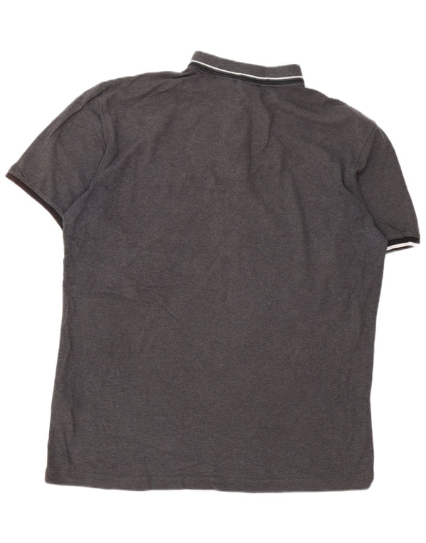 Polo da uomo FILA XL in cotone grigio