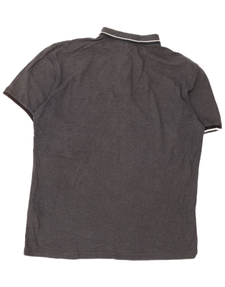 Polo da uomo FILA XL in cotone grigio