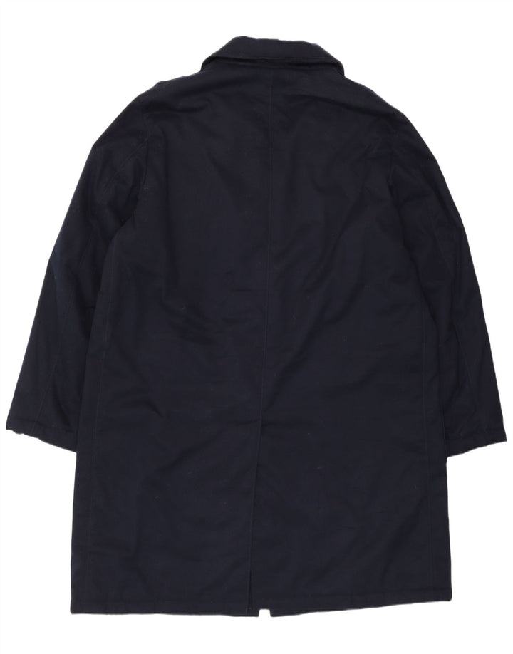 Cappotto Valentino Uomo IT 52 XL Blu Navy Poliestere