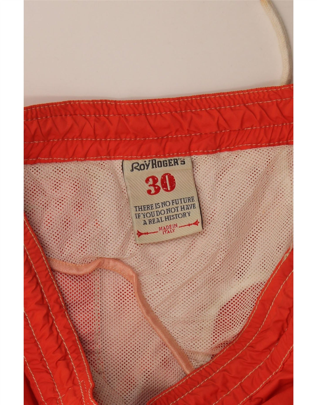 Pantaloncini da bagno da uomo Roy Rogers rosso medio in poliammide