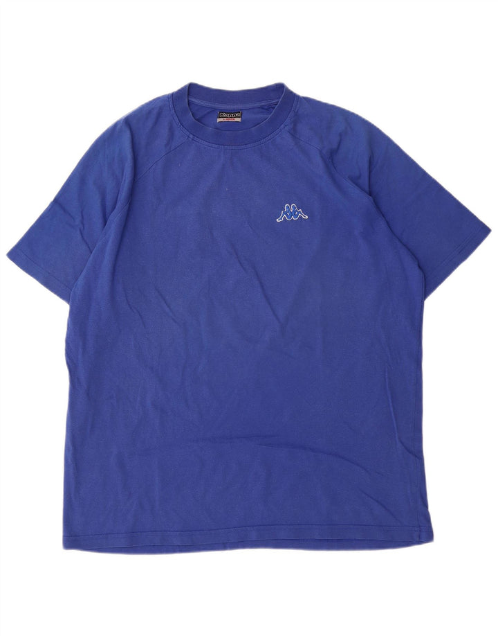 T-shirt uomo Kappa Top Large Blu in cotone