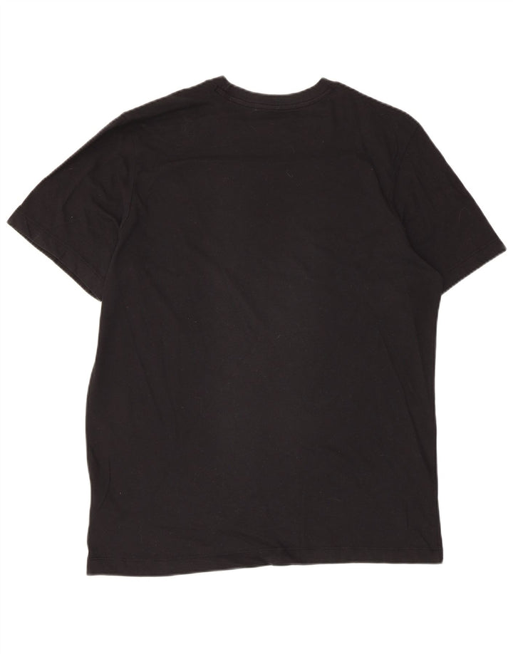 T-shirt Nike Dri Fit da uomo in cotone medio nero
