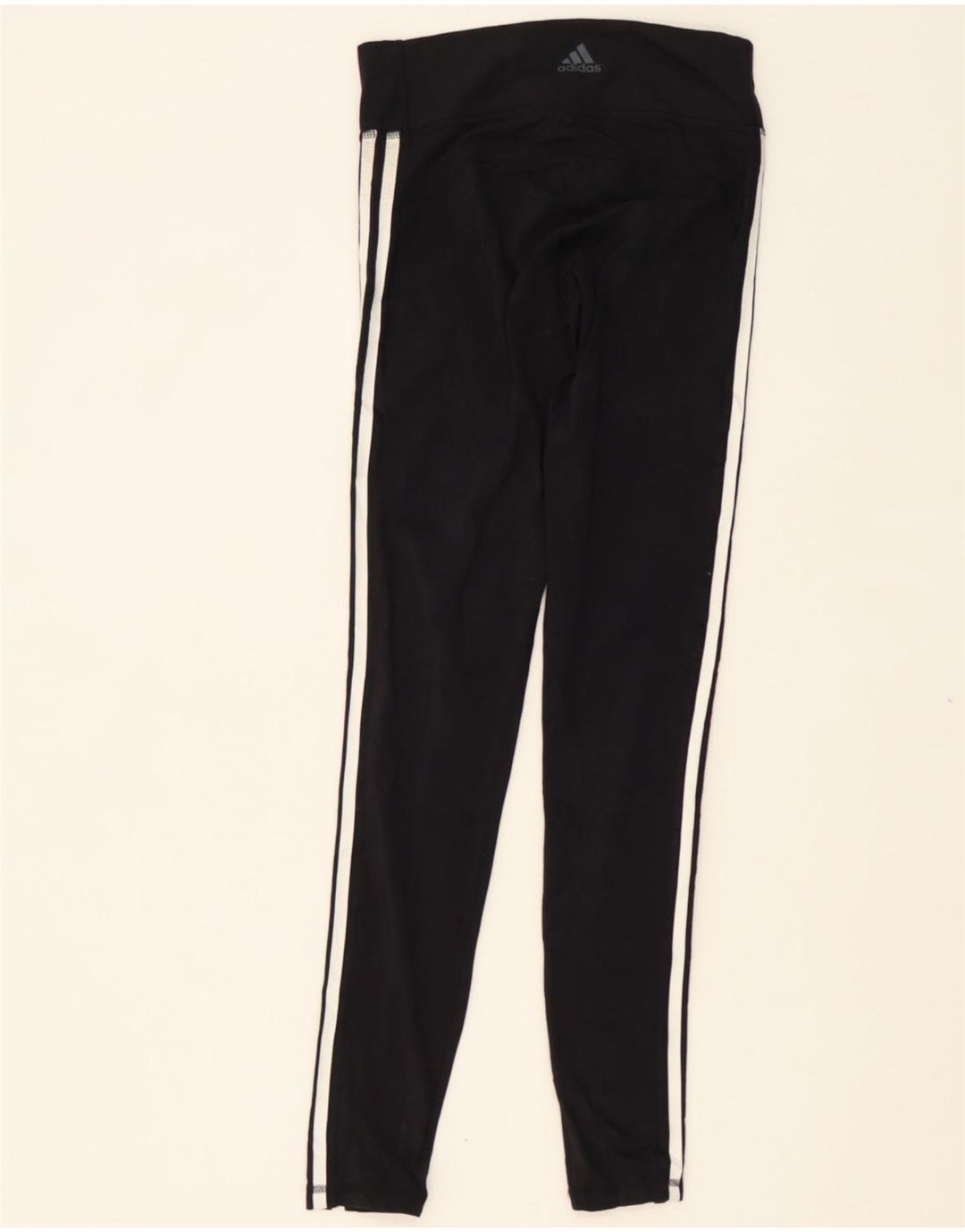 ADIDAS Womens Climalite Leggings UK 8/10 Small  Black Polyester Vintage Adidas and Second-Hand Adidas from Messina Hembry 