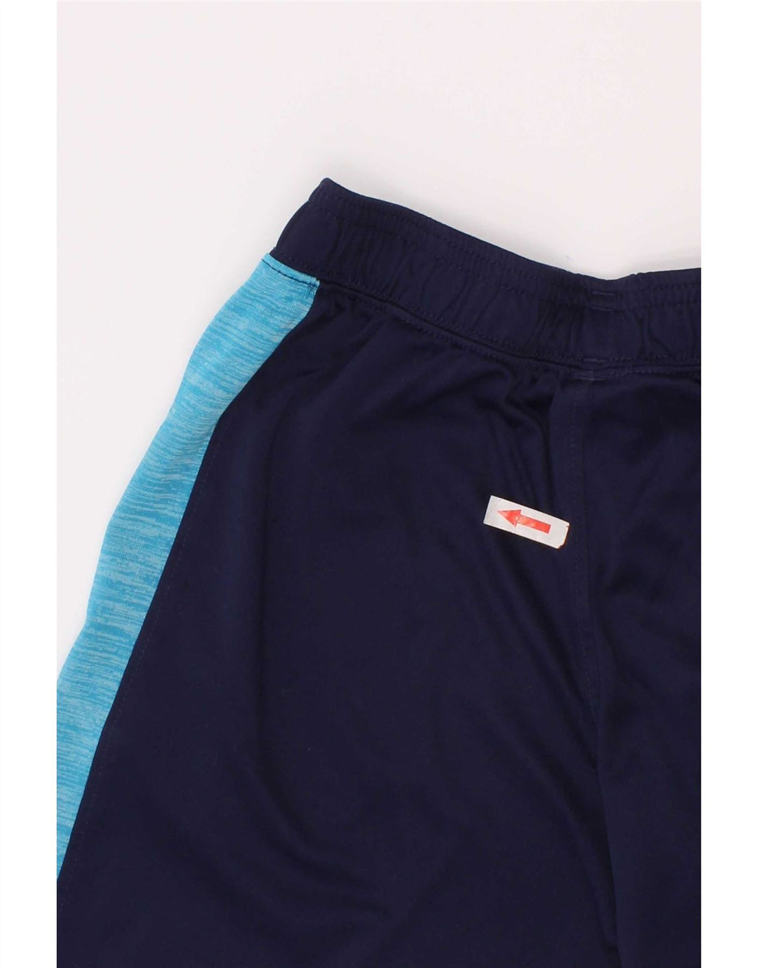 Pantaloncini sportivi da ragazzo Under Armour 5-6 anni in poliestere color block blu navy
