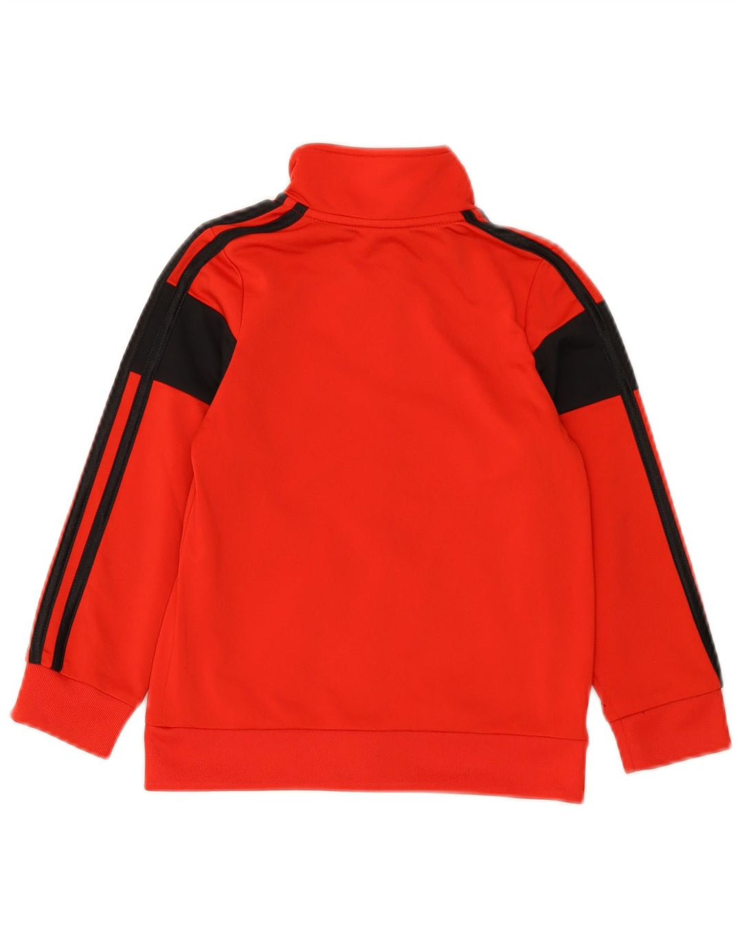 Giacca da tuta da ragazzo Adidas 4-5 anni in poliestere color block rosso