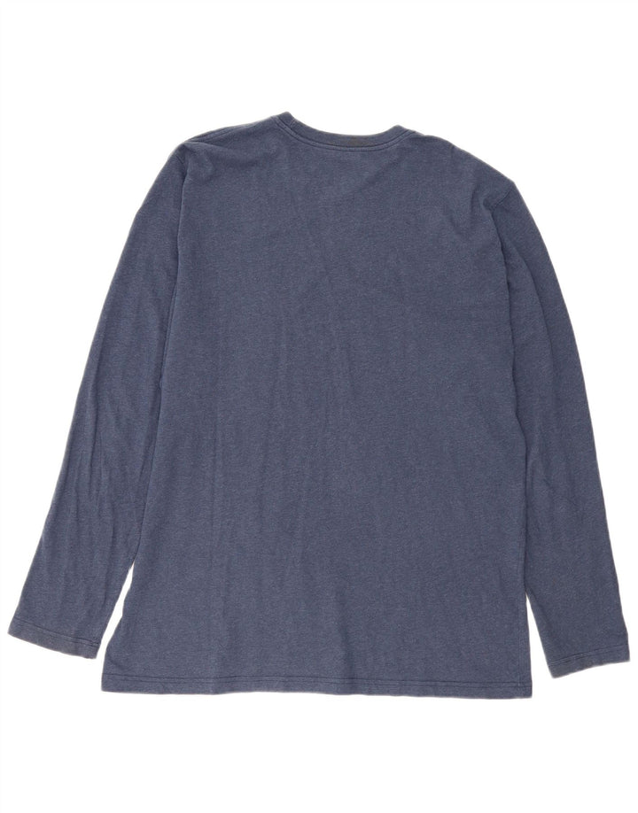 NIKE Mens Standard Fit Top Long Sleeve XL Navy Blue Vintage Nike and Second-Hand Nike from Messina Hembry 