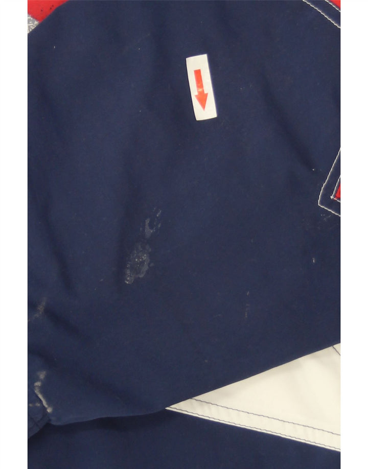 Giacca da ginnastica grafica da uomo Lotto, grande, color block blu navy