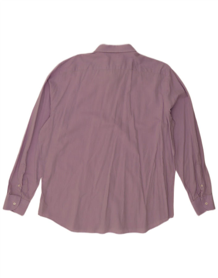 Camicia da uomo Roccobarocco taglia 45 18 2XL Viola