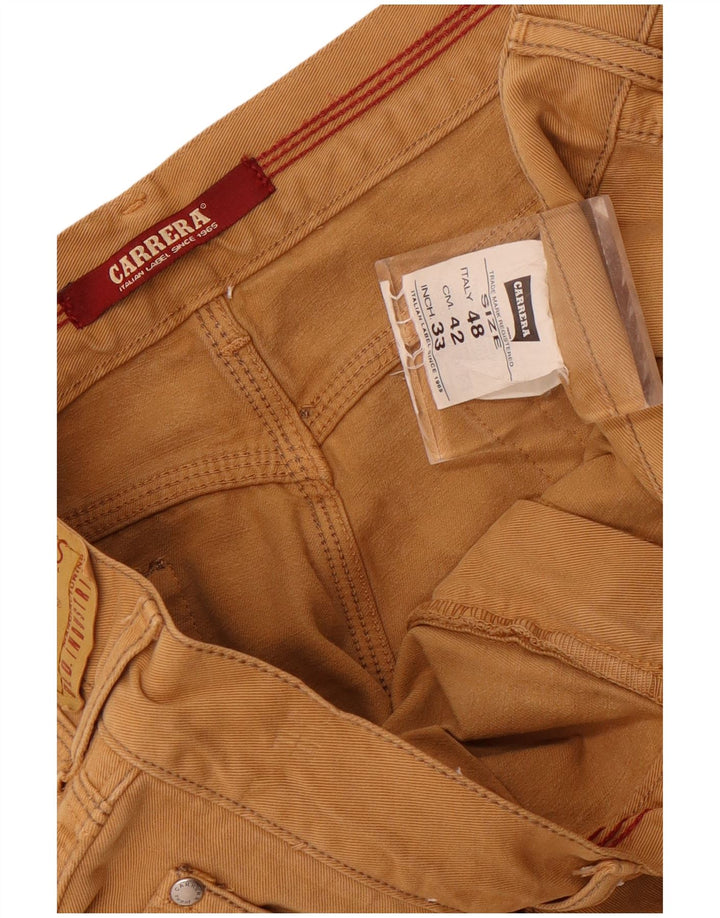 Jeans dritti da uomo Carrera 700 W33 L30 cotone marrone