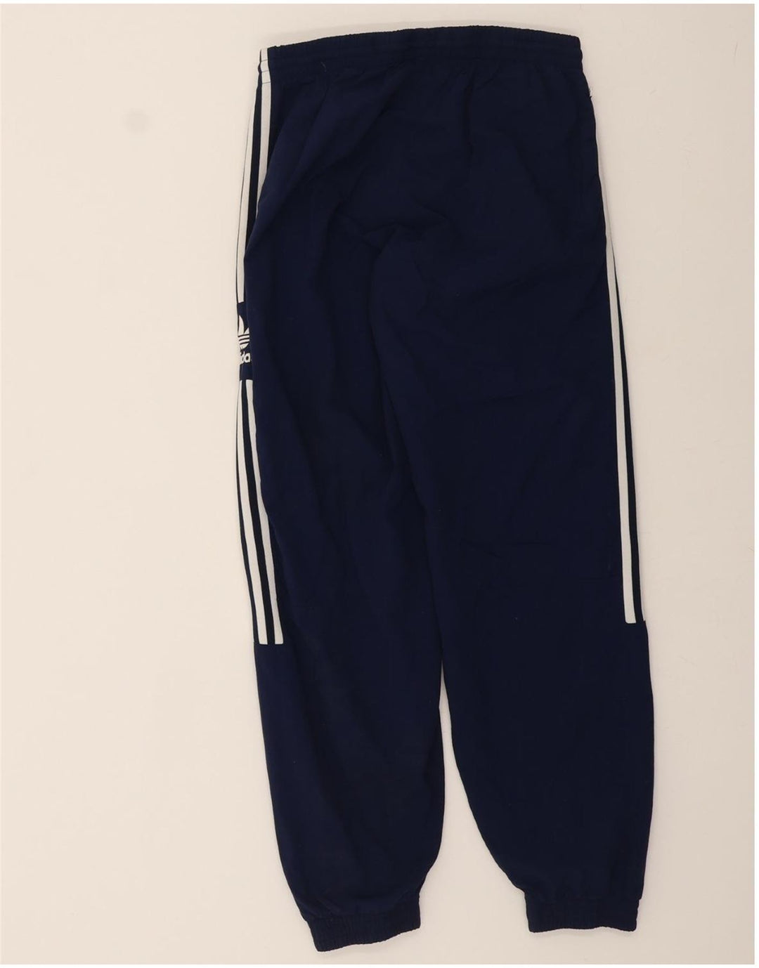 ADIDAS Mens Tracksuit Trousers Joggers Medium  Navy Blue Polyester Vintage Adidas and Second-Hand Adidas from Messina Hembry 
