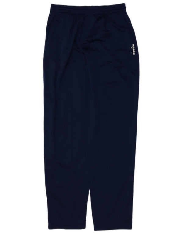 Pantaloni da tuta da uomo Diadora Large in poliestere blu navy