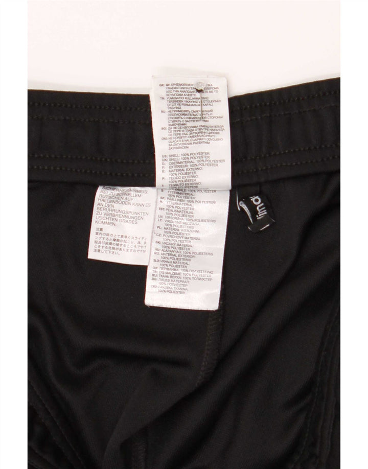 Pantaloni da tuta Adidas Climalite da uomo, poliestere color block medio nero