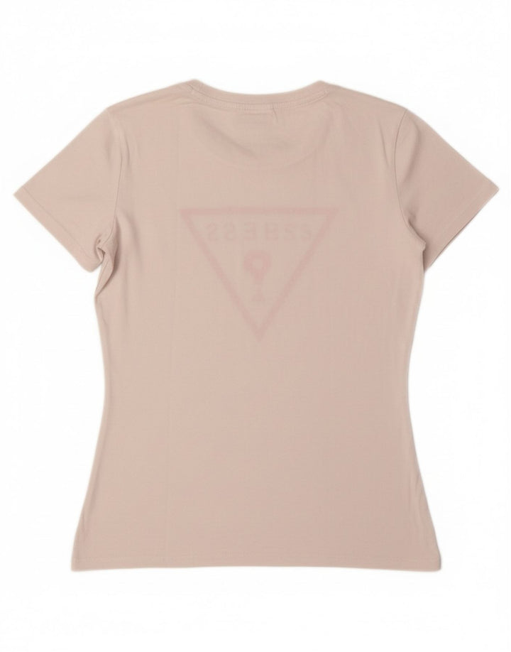 GUESS Womens Graphic T-Shirt Top UK 10 Small White