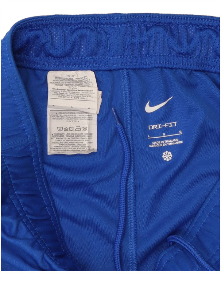 Pantaloncini sportivi Nike Dri Fit da uomo, grandi, in poliestere blu