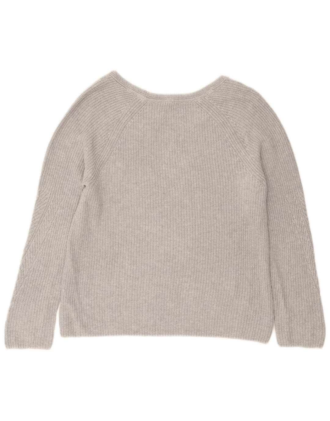 Maglione maglione con scollo a V da donna Tommy Hilfiger UK 14 Grigio medio
