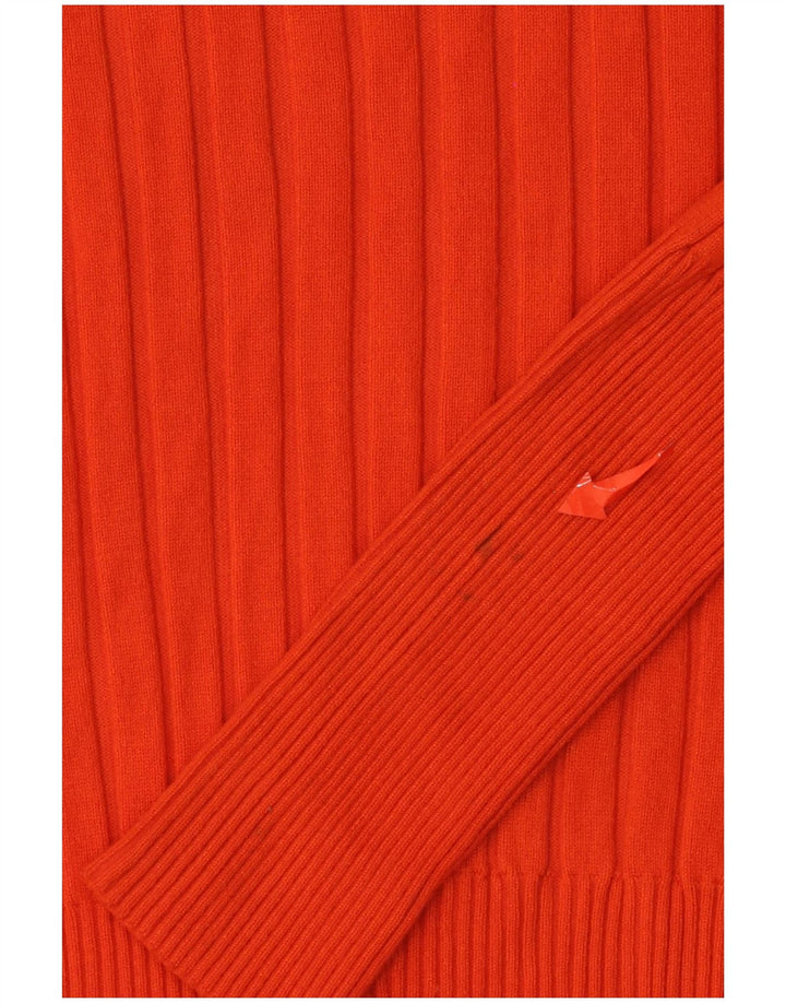 Maglione corto da donna Zara con collo alto, UK 12, arancione medio