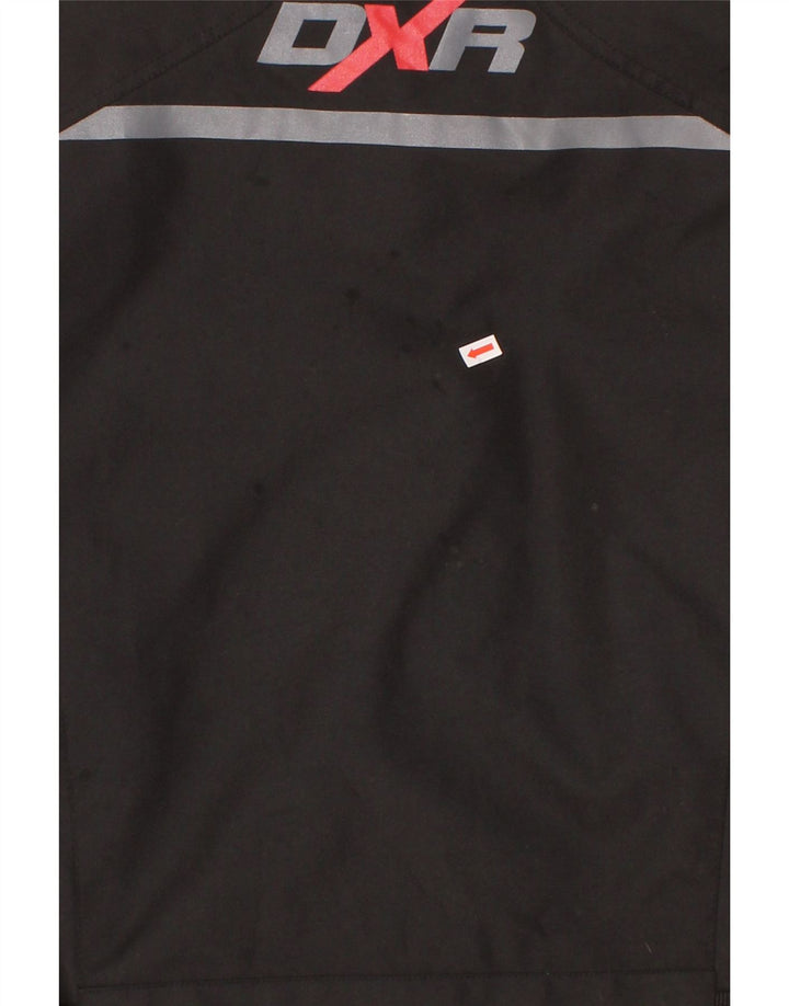 DXR Mens Graphic Racer Jacket UK 46 3XL Black Polyester Vintage DXR and Second-Hand DXR from Messina Hembry 