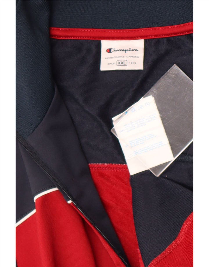 Giacca da tuta da uomo Champion 2XL Sport a blocchi di colore multicolore