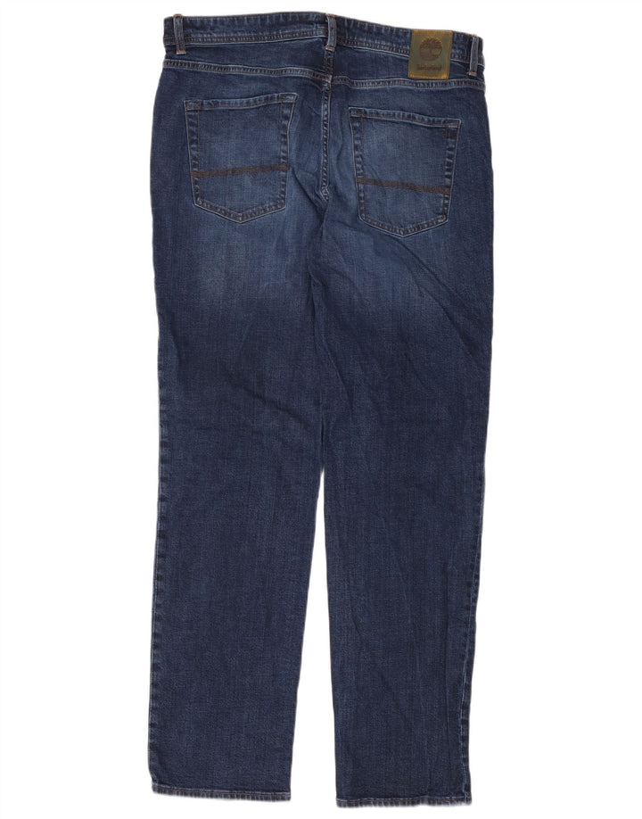 Jeans dritti da uomo Timberland W36 L34 cotone blu navy