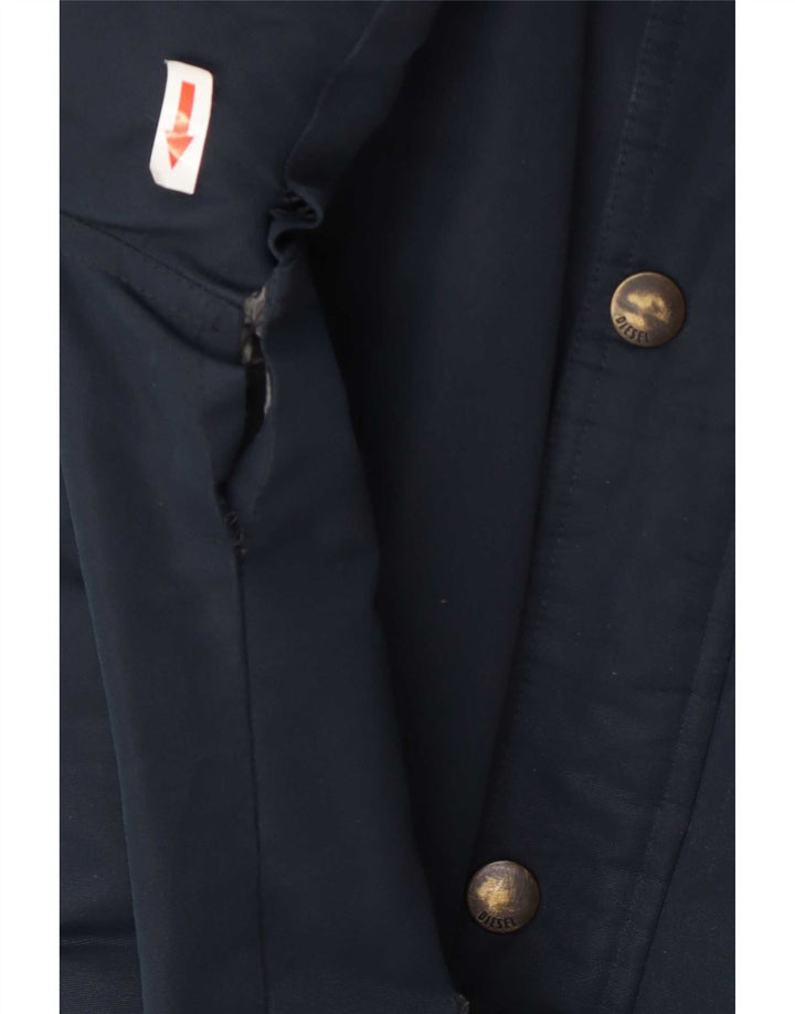 Giacca imbottita con cappuccio Diesel da ragazzo 13-14 anni in poliestere blu navy