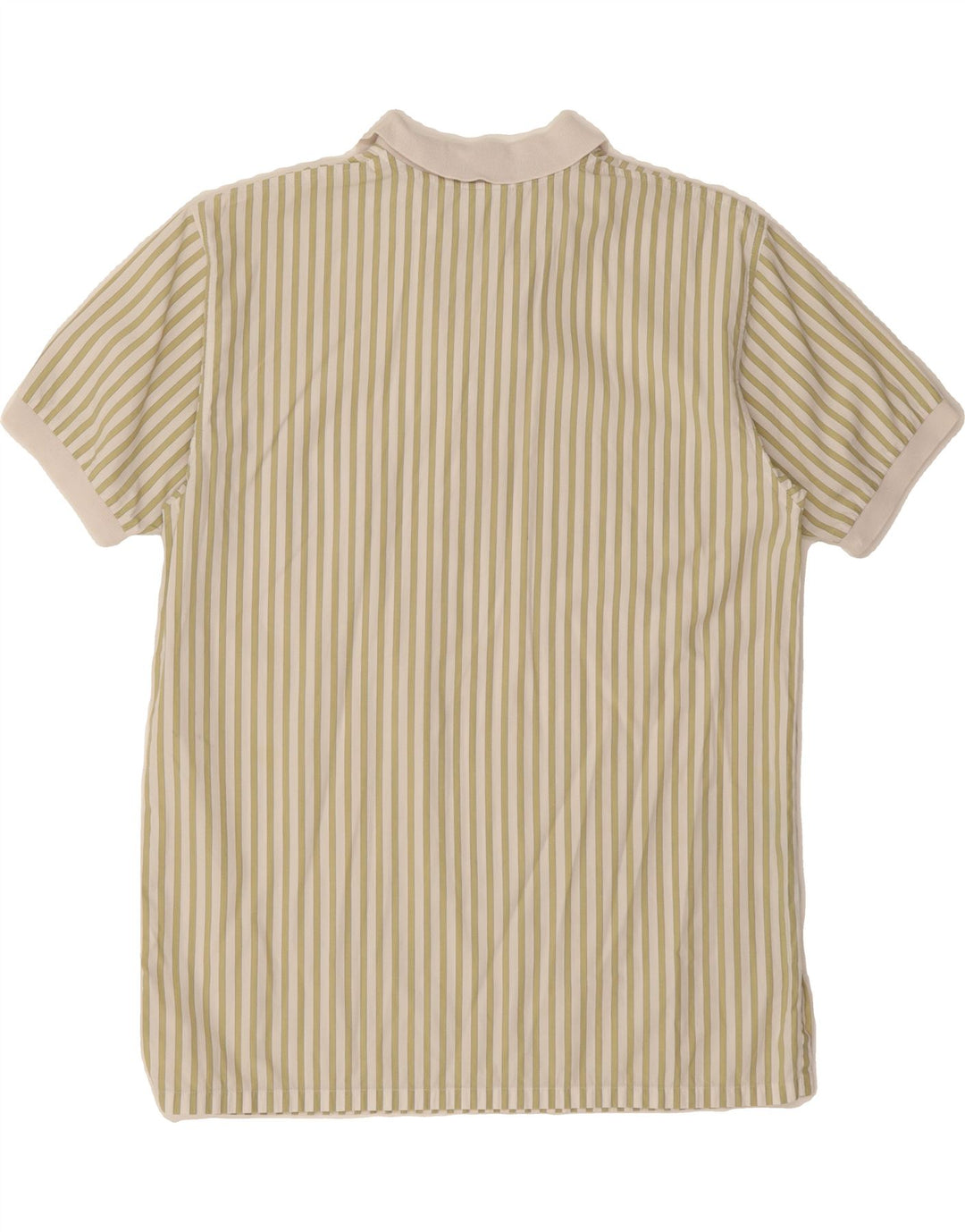 BOGNER Mens Polo Shirt UK 38 Medium Green Striped Vintage Bogner and Second-Hand Bogner from Messina Hembry 