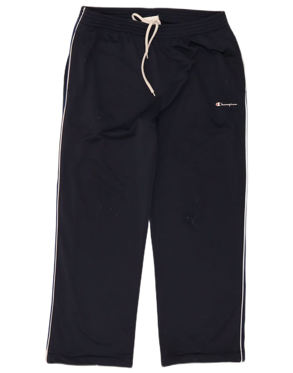 Pantaloni da tuta da uomo Champion Large in poliestere blu navy