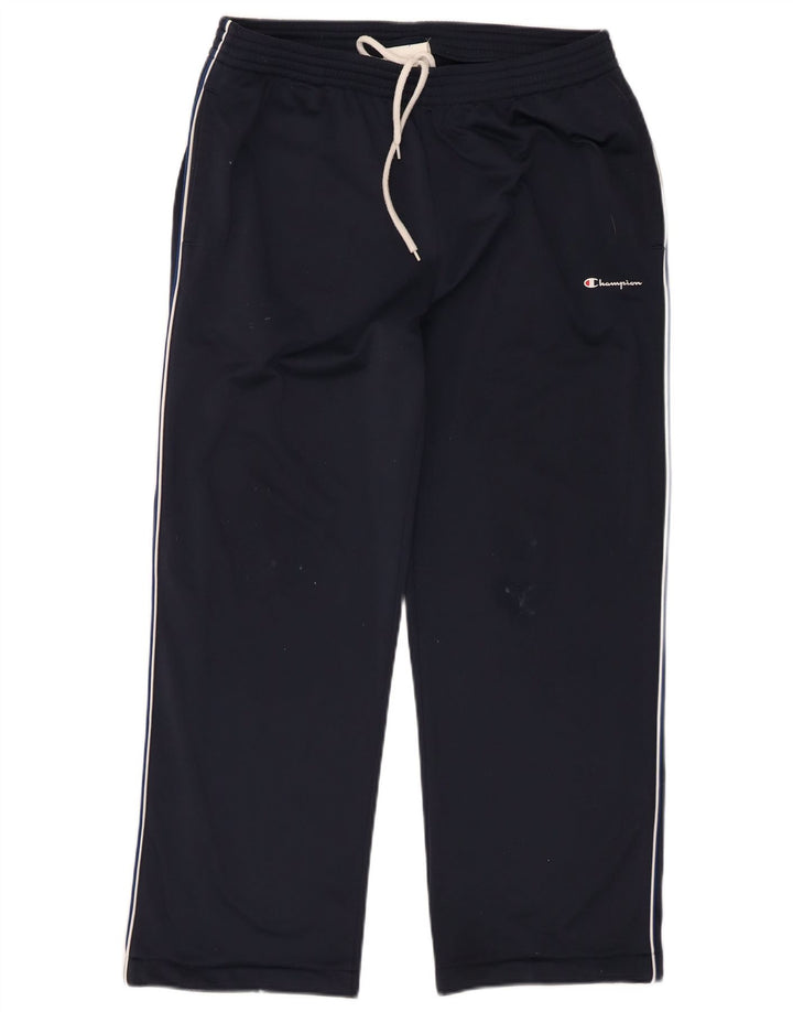 Pantaloni da tuta da uomo Champion Large in poliestere blu navy